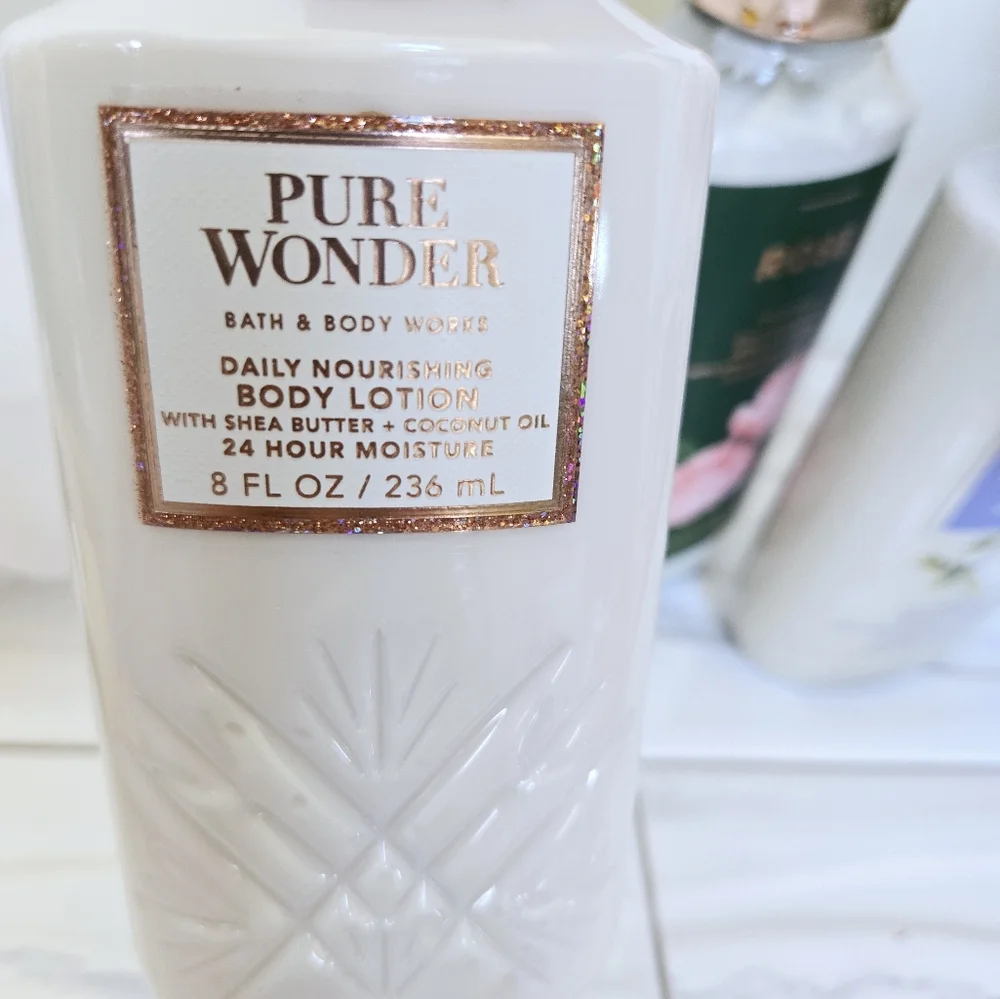 Body Lotion Set - Freesia, Rose, Pure Wonder Bath & Body Works Nwt